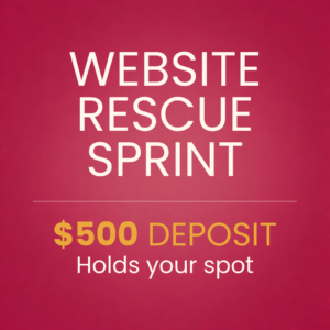 Webite Rescue Sprint Deposit